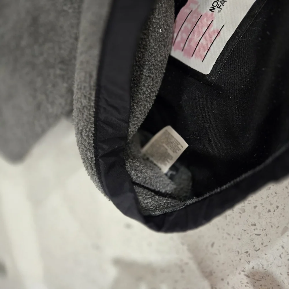The North Face Kids Black and Gray Fleece Jacket